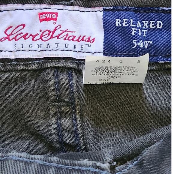 Levi Strauss VTG 540 Relaxed Fit Green Denim Straight Jeans Mens Sz 38x29 - Picture 7 of 7